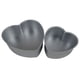thumbnail image 1 of Monstrate Latas para hornear en forma de corazón, 2 piezas, para bandeja para hornear fuerte y duradera, anodizado antiadherente de aluminio Herramientas y accesorios para hornear, 1 of 6