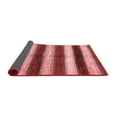 thumbnail image 2 of Ahgly Company Indoor Round Abstract Red Modern Area Rugs, 6' Round, 2 of 4