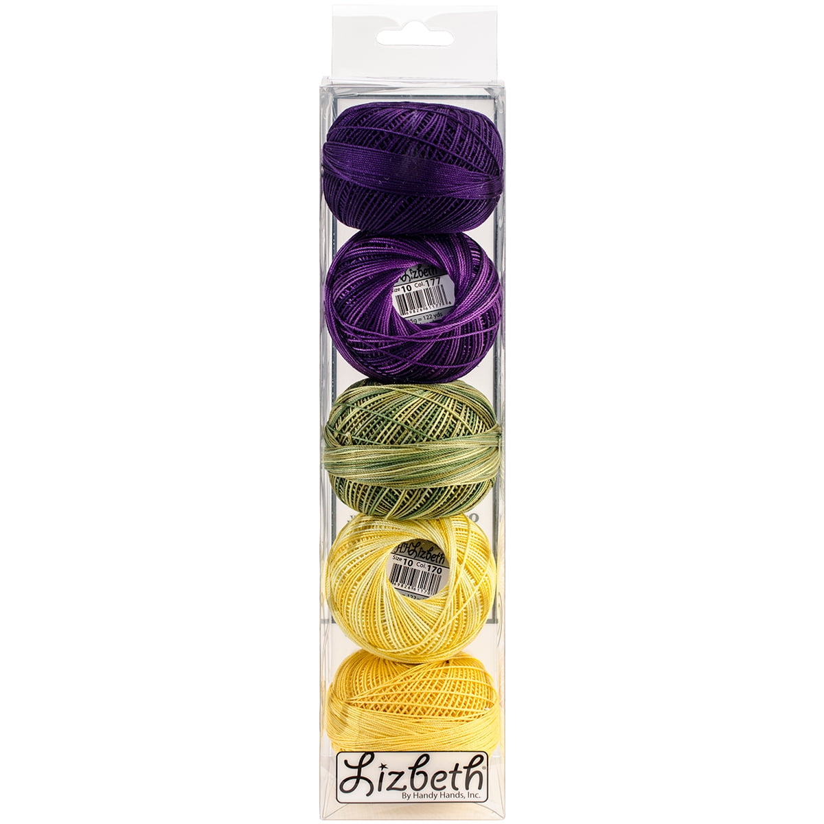 Lizbeth Specialty Pack Cordonnet Cotton Size 10 5/Pkg-Pansy - Walmart.com