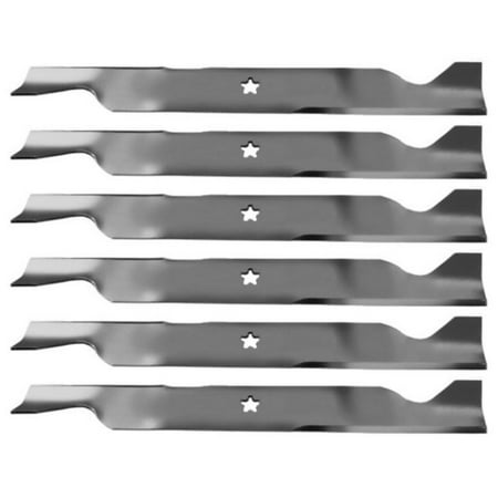 (6) Mower Blades for Craftsman Riding Mowers 46