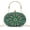 Green, variant on Women Rhinestone Evening Clutch Purse Bag Bling Glitter Sparkly Diamond Tote Bag Crystal Wedding Party Bag