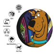 thumbnail image 4 of Saiise Scooby-Doo Bk Print Rv Spare Tire Cover Wheel Tire Cover for Travel Trailers Protectors Weatherproof Dust-Proof for Camper Trailer Truck SUV Rv Universal-16 inch, 4 of 8