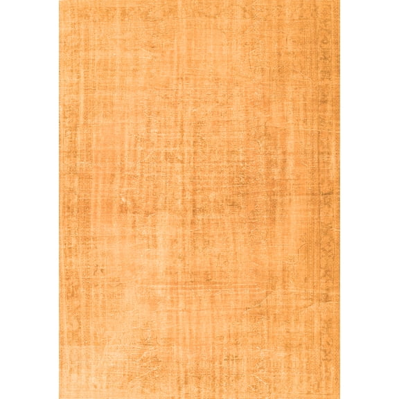 Ahgly Company Indoor Rectangle Persian Orange Traditional Area Rugs, 5' x 7'