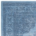 thumbnail image 5 of SAFAVIEH Classic Vintage Ivonette Overdyed Border Cotton Area Rug, Blue, 5' x 8', 5 of 7