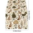 thumbnail image 3 of Linnome 59x13 Inch Easter Themed Table Runner Bunny Egg Floral Pattern Table Mat for Kitchen Dinning Party Festival Decor, 3 of 6