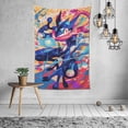 thumbnail image 6 of Greninja Tapestry Aesthetic Wall Hanging for Living Room Bedroom Art Tapestries Poster Blanket College Dorm Home Decor 60x51 Inch, 6 of 8
