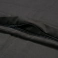 thumbnail image 4 of Chanasya Ultra Soft Ribbon Border 3-Piece Bedding Duvet Cover Set Queen - Luxurious Brushed Microfiber Comforter Cover - Zipper Closure Reversible (1 Duvet Cover & 2 Pillowcases ) Black, 4 of 5