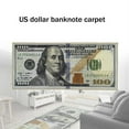 thumbnail image 3 of 100 Dollar Bill Non-Slip Area Rug Door Mat One Hundred Dollar Money Bath Mat Home Decor Carpet Runner, 3 of 9