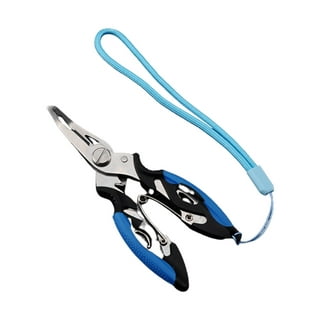 Fishing Pliers Sheath Saltwater Fishing Tool Holder 360° Rotation Back Clip  Pouch with Coiled Lanyard Keep Your Tools Close