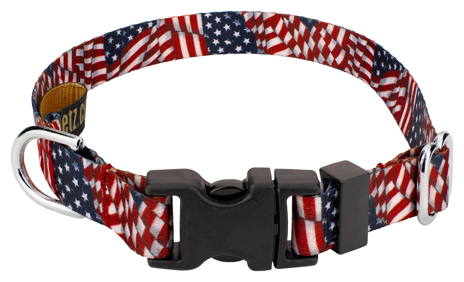 Country Brook Design® Patriotic Tribute Deluxe Dog Collar Made In The