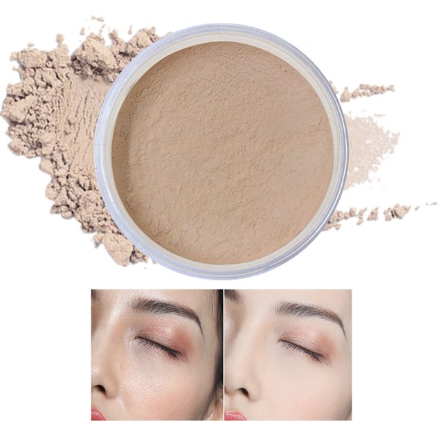 WIFKLSIIPG Translucent Setting Powder Finishing Makeup Loose Setting Powder Flash Friendly Translucent Powder Foundation Loose Face Powder