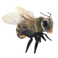 thumbnail image 2 of Finger Puppet Folkmanis Mini Bee negro y naranja-amarillo, 2 of 5