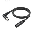 thumbnail image 3 of Bgsha XLR Microphone Extension Cable Adapter 90 Degree 3-Pin for Speakers Recording, 3 of 5
