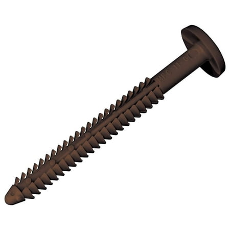 

MidAmerica Federal Brown 3 Shutter Lok Peg Fasteners 60 Pack Spikes Longer and Stronger