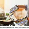 thumbnail image 4 of Cute Oven Mitts,Halloween Cute Icons Collage Pattern Oven Mitt 2-Pack Set,Kitchen Gloves for Oven,Heat Resistant Oven Mitts 7.7"x12", 4 of 7