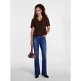 thumbnail image 2 of Scenario Women's and Women's Plus Textured Tie Front Top, Sizes XS-4X, 2 of 2