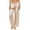 Champagne, variant on Ekouaer Women's Silk Satin Pants Wide Leg Pajama Bottoms Lounge Pants Casual Loose Trousers Pj with Pockets