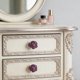 thumbnail image 1 of unbranded 2Ud Pomos De Cajón En Cerámica Con De Rosa Morada Para Muebles Y Armarios, 1 of 6