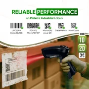 Datalogic PowerScan PM9501 + BC9030 – Industrial 910MHz Wireless Barcode Scanner