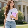thumbnail image 3 of Notebook Plush Fuzzy Cover Lined Notebook 160 Pages 8 Colors for Office Supplies, 3 of 6