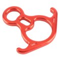 thumbnail image 1 of 50KN Red Aluminum Alloy Figure 8 Rope Descender for Climbing Rescue, 1 of 7