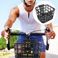thumbnail image 4 of Convenient Bike Basket Plastic Front Basket Professional Bike Vegetable Basket Cycling Accessory, 4 of 6