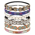 thumbnail image 1 of 6pcs Elastic Rhinestone Beaded Women Headbands, 1 of 5