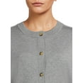 thumbnail image 4 of Time and Tru Women's Button Front Cardigan Sweater, 4 of 5