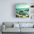 thumbnail image 2 of Canvas Wall Art - JL Munro 'Low Tide Lobster Shack' Wall Art for Living Room, Bedroom, or Office DÃ©cor by Trademark Fine Art - 35 x 35 Inches, 2 of 4