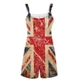 thumbnail image 3 of 2DXuixsh Combishort pour Femmes Combinaison Courte Été Décontractée Mode Imprimée avec Poches Combinaison Short Grande Taille Tenue Décontractée pour Femmes Rouge Taille m, 3 of 5