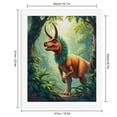 thumbnail image 2 of Paint by Numbers Kit for Adults, Dinosaur Forest Portrait Creature Paint by Numbers, Easy Paint by Numbers Kit for Adults Beginner, DIY Adult Paint by Number Kits on Canvas, Home Decor, 2 of 7
