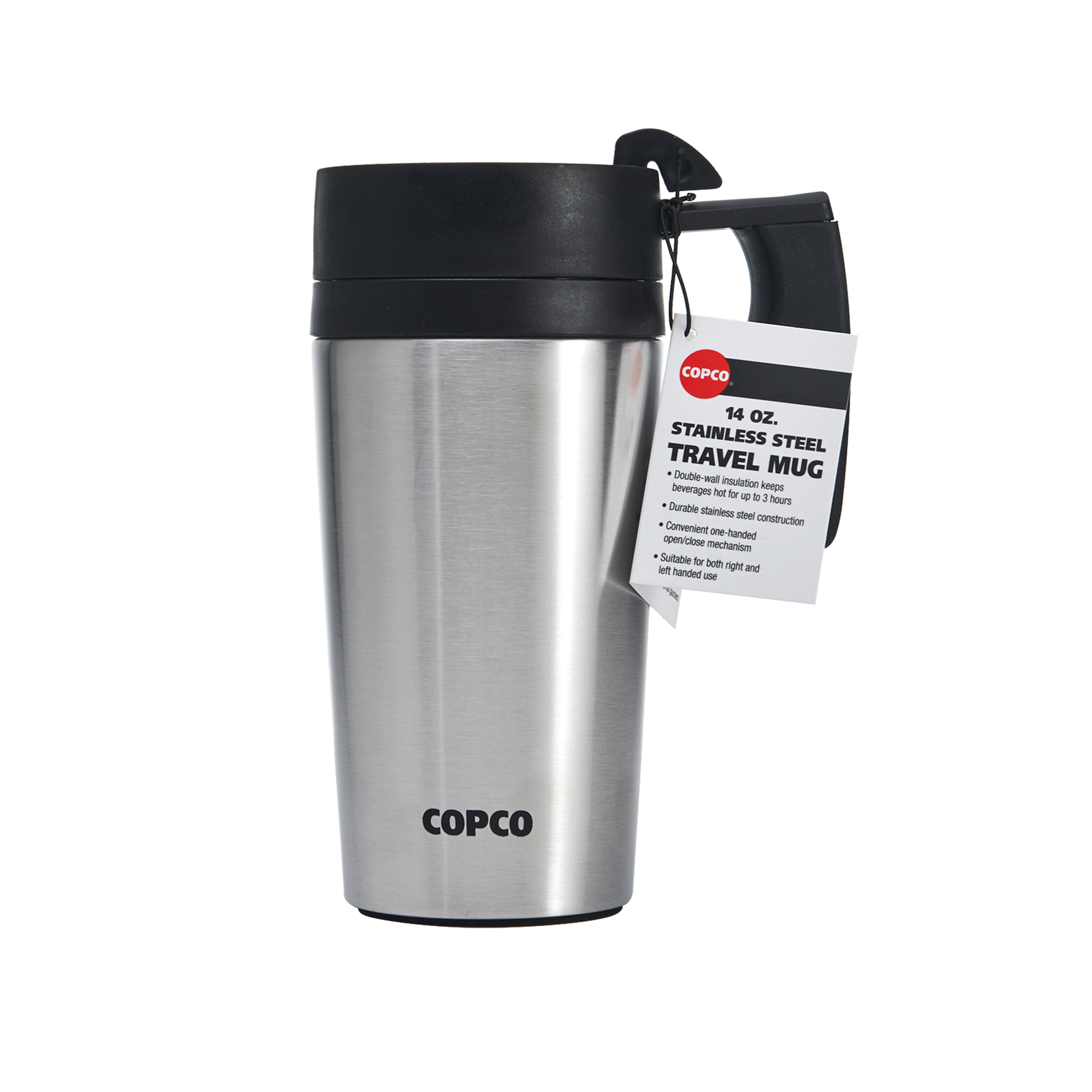 Copco 14-ounce Stainless Steel Double Wall Travel Mug 