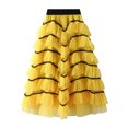 thumbnail image 2 of Txlixc Falda de TUL de estilo femenino de longitud media Txlixc  moda, 2 of 7