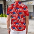 thumbnail image 4 of Mens Funny Hawaiian Shirts 3D Graphic Button Down Short Sleeve Tropical Holiday Beach Aloha Shirt, 4 of 5