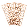 thumbnail image 1 of 4Pack Miniature Screen Models Golden Wooden Rectangular Photography Prop For Dollhouse Folding Screen Decor, 1 of 9