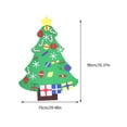 thumbnail image 1 of 1 Set Felt Christmas Tree DIY Christmas Tree Kid Handmade Toy (Random Style), 1 of 8