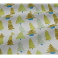 thumbnail image 5 of oneOone Cotton Jersey Olive Green Fabric Tree Craft Projects Decor Fabric Printed By The Yard 58 Inch Wide, 5 of 5
