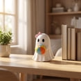 thumbnail image 3 of Summerween Ghost Resin Figurine with Flamingo Float and Sunglasses - Cute Beach Vacation Tabletop Decor for Summer Halloween Party Shelf Gift, 3 of 5