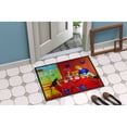 thumbnail image 4 of Carolines Treasures 7212MAT Airedale Terrier with lady in the kitchen Doormat 18x27 27"L x 18"W multicolor, 4 of 4