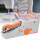 thumbnail image 3 of Portable Hand Sewing Machine DIY Mini Household Electric Stitch Needlework Tool Orange, 3 of 5