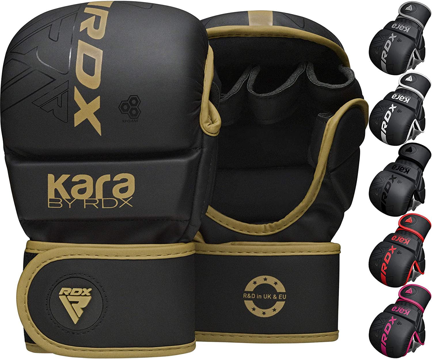 RDX Boxing Gloves for Training and Muay Thai, Maya Hide Leather 