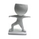 thumbnail image 4 of Estatua de maceta creativa de resina, novedosa escultura de maceta única para mesa, alféizar de ventana, estante, chimenea, decoración del hogar Aptitud física, 4 of 8