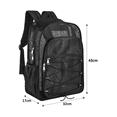 thumbnail image 3 of Mochila De Viaje De Malla Pesada Para Hombre Mujer MaluberoNegro, 3 of 4
