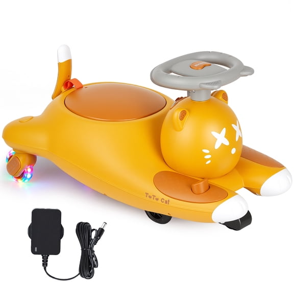Wiggle Ride-On Car with Pedal for Kids, Smooth & Safe Indoor Outdoor Toy Vehicle – Ages 3