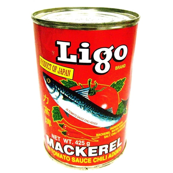 Ligo Mackerel in Tomato Sauce with Chili, 425 g Can