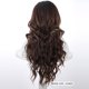 thumbnail image 4 of Las pelucas femeninas del pelo de la peluca larga del pelo rizado atan la venda de la peluca de cordón de la fibra química del frente, 4 of 4