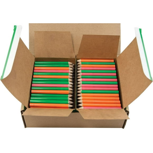 Demi-crayon d'Humeur (Crayons de Changement de Couleur Activés par la Chaleur) (Thermochromique) (Pack Assorti (Vert, Orange, Rouge) (Non