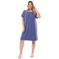 thumbnail image 3 of Fruit of the Loom Women's Soft and Breathable Pajama Sleepshirt, Sizes S-5X, 3 of 8