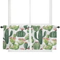 thumbnail image 6 of Tropical Green Plant Cactus Curtains in the Kids Bedroom Living Room Hall Window Treatments Kitchen Decoration Drapes Blinds, 6 of 7