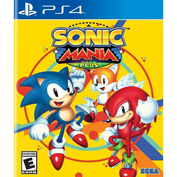 Restored Sonic Mania Plus (Sony Playstation 4, 2018) Video Game (Refurbished)
